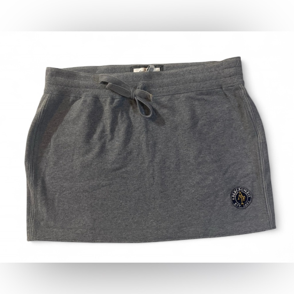 Vintage Y2k Coquette Gyaru Abercrombie and Fitch Micro Mini Skirt Large Grey